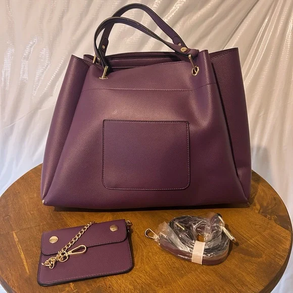 Purple tote bag - Picture 1 of 7